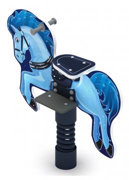 Лошадка 5 (Снежная королева) - Качалка на пружине - ИО 22.01.13-03.И1