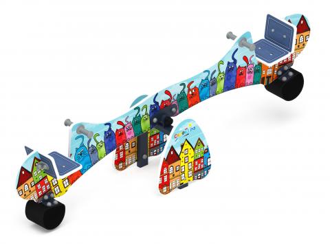 Качалка балансир со спинкой - ИО 21.Д.14.01-01