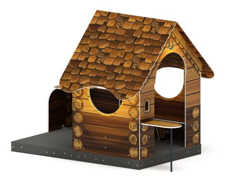 Домик мини 3 (Эко) МФ 10.01.12-03