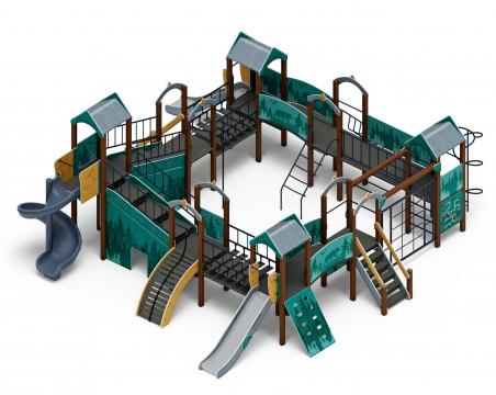 Остров детства (Тайга) - ДИК 2.01.8.02-13.И1 - Игровой комплекс H=1200 H=2000