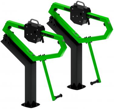 Приседания (зеленый) - Уличный тренажер - СТ 025-12.П