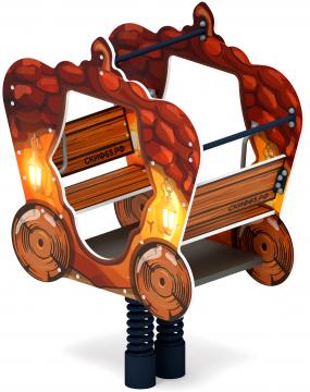 ИО 23.03.03-02.И1 Качалка на пружине карета Желудь