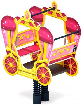 ИО 23.03.03-03.И1 Качалка на пружине карета Золотая
