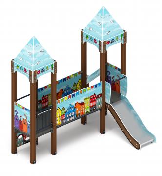 Королевство (Коты) - ДИК 1.15.02-21 - Игровой комплекс H=750