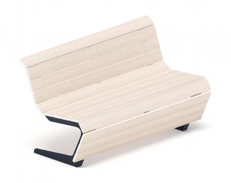 Скамья - МФ 42.02.02-01 (Беленый дуб) Д:1500  (под анкера)