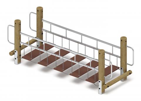 Мост подвесной (лиственница орех) СО 1.82.06-Л.И1.02