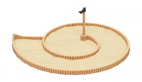 Песочница Улитка (Лиственница анкера) ИО 5.24.03-Л.И1