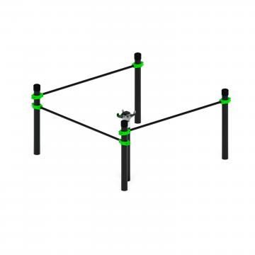 Воркаут 108.Комплекс для выполнения испытаний рывок  (зеленый) ВТ 02.09-02