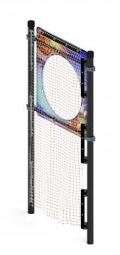 Воркаут 89. Мишень на стойках круглая  (серый) ВТ 01.12-03