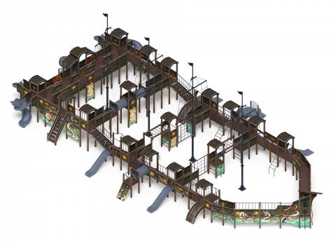 Шхуна (Летучий голландец) (винтовой скат) горка Н 1200, горка Н 2000 ДИК 2.03.3.07-11