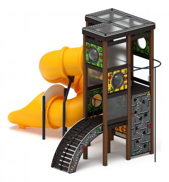 Куб (Зеленое эхо) горка Н 2000 - ДИК 2.23.01-01