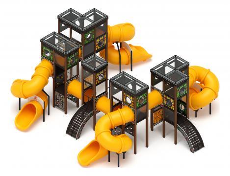 Куб (Зеленое эхо) горка Н 2000 - ДИК 2.23.01-02