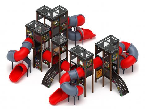 Куб (Тетрис) горка Н 2000 - ДИК 2.23.01-02.01