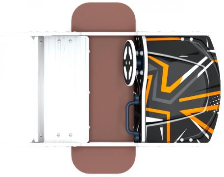 Кабриолет (черный) - Беседка машинка средняя - МФ 10.03.02-05.И1