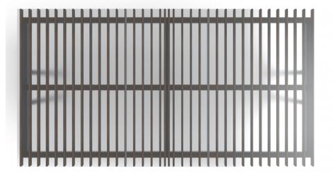 Пергола тент (прямая) - МФ 77.04.02 /с поликарбонатом/