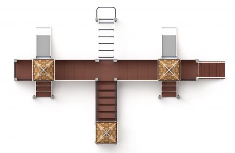Королевство (Картонное) - ДИК 1.15.05-22 - Игровой комплекс H=750