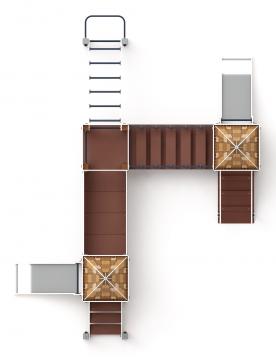 Королевство (Картонное) - ДИК 1.15.08-22 - Игровой комплекс H=750
