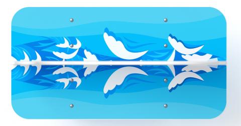 Кит - Скамейка детская - МФ 41.17.01