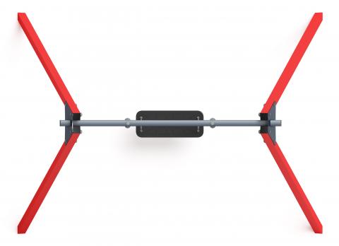 Качели М1 (красный) - ИО 11.М.03.03-01