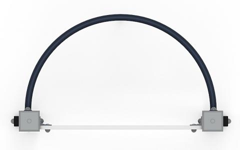 Стенка для лазанья тип 2 - СО 1.20.05-02 (синий принт)