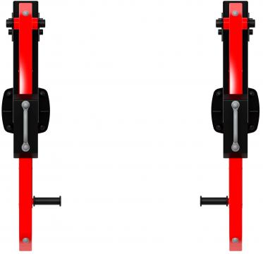 Приседания (красный) - Уличный тренажер - СТ 025-11.П