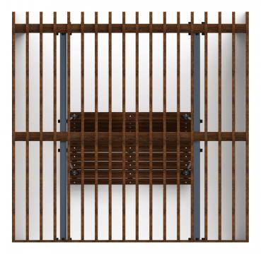 Пергола беседка с качелями - МФ 78.01.01-01.И1 /без поликарбоната/