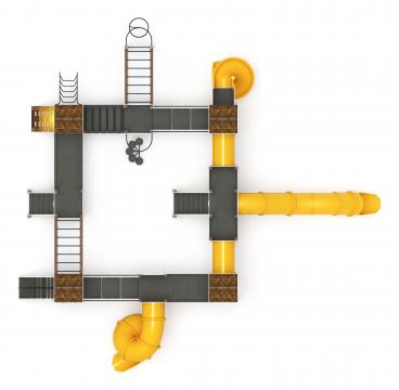 Остров детства (ЭКО) - ДИК 2.01.8.02-32.И1 - Игровой комплекс H=2000