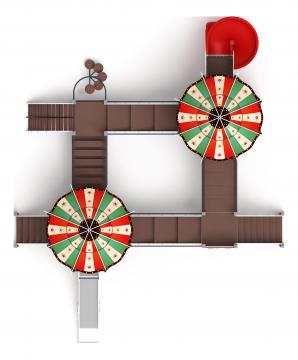 Карнавал (Шапито) - ДИК 2.22.04-01.И1 - Игровой комплекс H=1200 H=2000