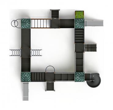 Остров детства (Город) - ДИК 2.01.8.02-11.И1 - Игровой комплекс H=1200 H=2000