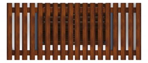 Пергола беседка с качелями - МФ 78.05.01-01.И1 /без поликарбоната/