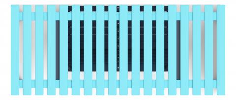 Пергола с качелями (Город) - МФ 78.06.01-05.И1/без поликарбоната/