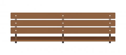 Скамья со спинкой - МФ 42.01.06-И1