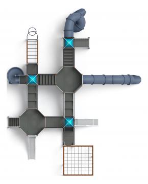 Морской - ДИК 2.17.07-01.И1 - Игровой комплекс H=1200 H=2000
