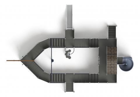 Фрегат (Летучий Голландец) (винтовой скат) горка Н 1500 горка Н 2000 ДИК 2.03.3.04-11.И1