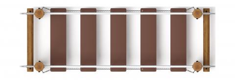 Мост подвесной (лиственница темный) СО 1.82.06-Л.И1.01