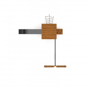 Игровой комплекс (лиственница темный) ДИК 2.24.03-01.Л.И1.01