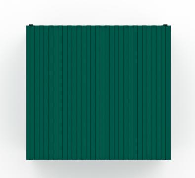 Навес контейнерной площадки для мусора (1 секция) МФ 55.02.03.1-01