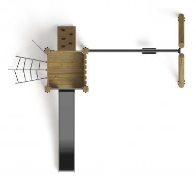 Игровой комплекс (лиственница орех) ДИК 2.24.03-Л.И1.02