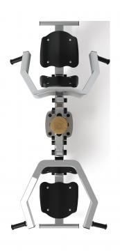 Тренажер тяга верхняя + жим от груди (лиственница орех) СТ 027-Л.И3.02