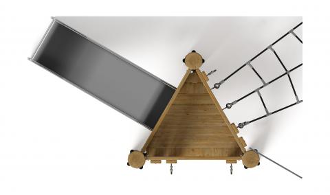 Игровой комплекс (лиственница орех) ДИК 1.24.03-Л.И1.02