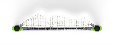 Воркаут 89. Мишень на стойках круглая  (зеленый) ВТ 01.12-02