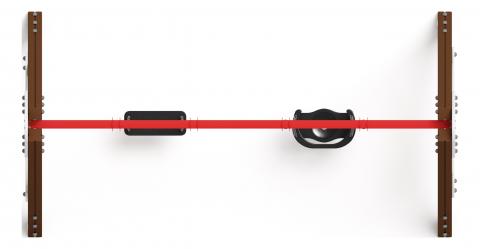 Качели двойные Д2 - ИО 12.Д.01.02.01-П.01 - (Счастливое детство)