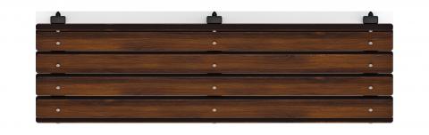 Скамья для людей с ограниченными возможностями (темный дуб) МФ 44.01.01