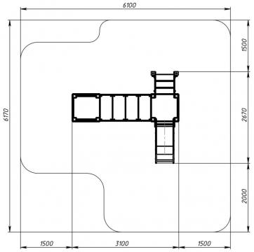 Королевство (Коты) - ДИК 1.15.02-11 - Игровой комплекс H=750
