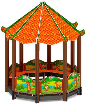 Беседка-пагода Карнавал (Полянка) - МФ 10.22.01-02