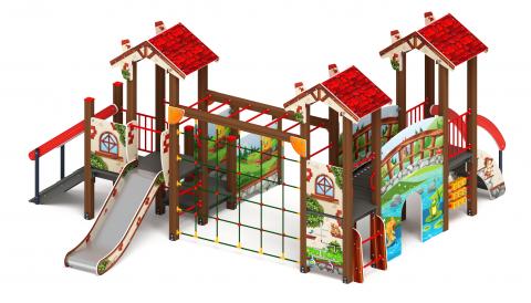 В гостях у сказки - ДИК 1.05.01-07.С - Игровой комплекс H=900