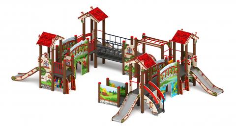 В гостях у сказки - ДИК 1.05.01-10.С - Игровой комплекс H=900