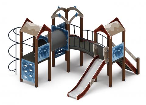 Городок (Алтай) - ДИК 2.01.3.03-24 - Игровой комплекс H=1200