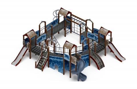 Остров детства (Алтай) - ДИК 2.01.8.02-14.И1 - Игровой комплекс H=1200 H=2000