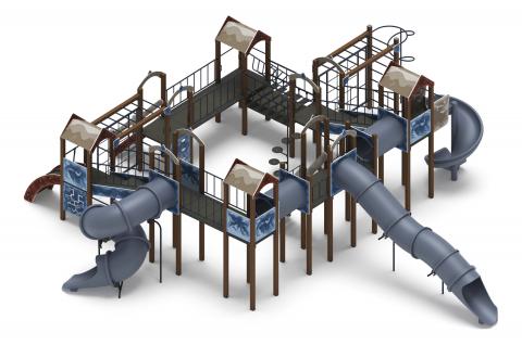 Остров детства (Алтай) - ДИК 2.01.8.02-34.И1 - Игровой комплекс H=2000